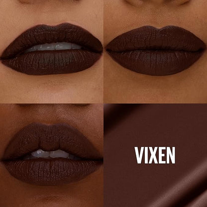 MAYBELLINE Super Stay Matte Ink Liquid Lipstick Makeup, Long Lasting High Impact Color, Up to 16H Wear, Vixen (Intense Blackened Brown)