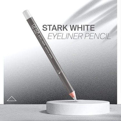 Ofra Eyeliner Pencil - Medical White | Precision White for Bold, Long-Lasting Looks | Waterproof and Smudge-Proof Formula | Easy Glide Application for Intense Definition and All-Day Wear