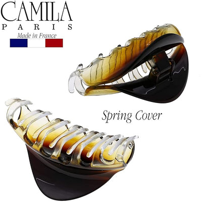 Camila Paris CP2379 French Hair Clip for Women for Thick Hair for Long Curly Wavy Hair, Girls Hair Claw Clips Jaw Styling Hair Accessories for Women, Strong Hold No Slip Grip, Made in France