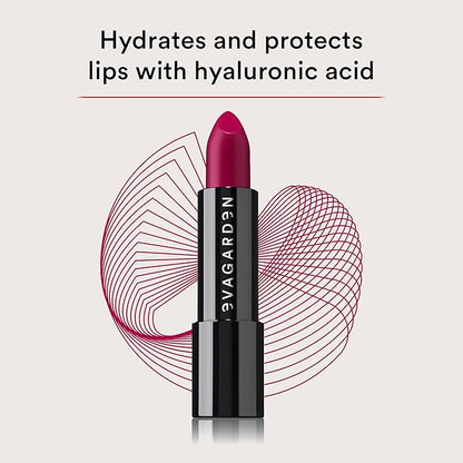 EVAGARDEN Classy Lipstick - Formulated with Natural Oils - Envelopes Your Skin with Satin Effect - Light, Pigmented Blend Gives Full Coverage and Chic Finish Instantly - 615 Red Bud - 0.1 oz