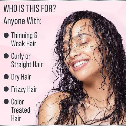 Batana Oil Shampoo for Hair Growth with Castor, Rosemary Oil to Strengthen, Cleanse & Moisturize Hair without Stripping Natural Oils. Color Safe Batana Shampoo and Conditioner For Women, Men