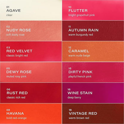 Melixir Vegan Lip Butter (12 Colors), Hydrating Tinted Lip Balm Stick, Bee-Free, Petrolatum-Free, Plant-Based, Moisturizes Dry & Chapped Lips With Shea Butter, Sheer, Natural Finish - #02 Nudy Rose