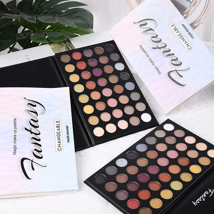 Professional Neutral Smokey Eyeshadow Makeup Palette, Matte Shimmer Metallic Black Grey Dark Goth Eye Shadows for Halloween, Pigmented Warm Smoky Naked Nude Rosy Gold Brown Pallet Daily Make Up Kit