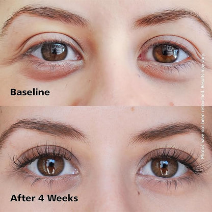 DABALASH Professional Eyelash & Eyebrow Growth Serum with Castor Oil – Promotes the Appearance of Naturally Longer, Fuller, Thicker & Stronger Lash + Brow Hair – 0.18 oz