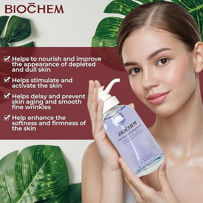 BIOCHEM Black Rose Activating Essence - 4.06 fl. oz / 120 ml, Hydrating & Anti-Aging Facial Essence with Luxurious Formula for Skin Radiance, Serum-Like Tesxture, Firm & Resilient Skin