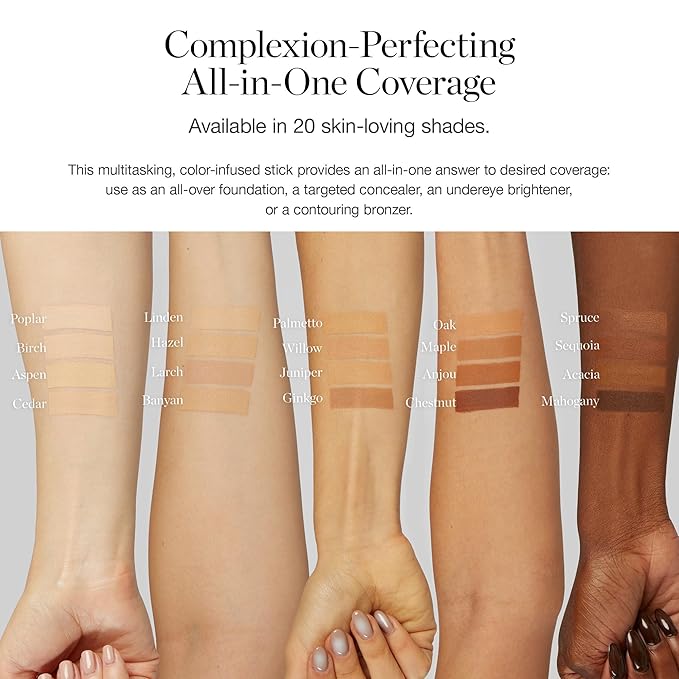 Ogee Sculpted Complexion Foundation Stick (Chestnut 13.75W - Deep Auburn, Rich-Golden Undertones) Full Coverage Foundation Makeup - Instantly Balance & Even Complexion - 70% Organic Ingredients