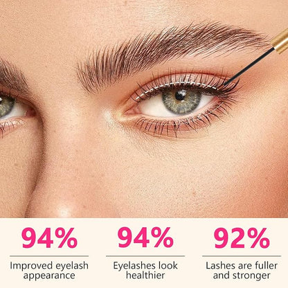 Lash Enhancing Serum, Women's Advanced Cosmetics, Eyelash Growth Serum, Promote Longer, Fuller, and Denser Eyelashes, Fast and Effective (Gold, 0.1 Fl Oz (Pack of 1))