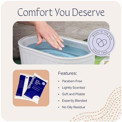 Therabath Paraffin Wax Refill - Thermotherapy - Use to Relieve Arthritis Discomfort, Stiff Muscles, & Dry Skin - For Hands, Feet, Body - Deeply Hydrates - Made in USA, 6 lb. Fresh Squeezed Lemon