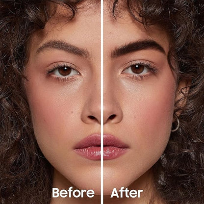 Brow Tattoo Peel Off Tint - Brow Gel Eyebrow Tattoos Waterproof, Eyebrow Gel Tint with Eyebrow Stencils Long-Lasting Makeup, Eye Brow Pencils Create Full Voluminous Brows for Women (Light Brown)