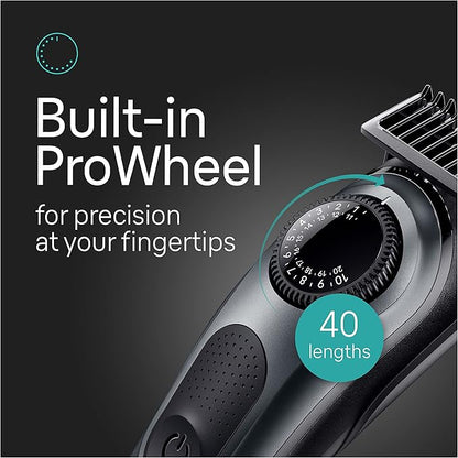 Braun All-in-One Style Kit Series 5 5470, 9-in-1 Trimmer for Men w/Beard Trimmer, Body Trimmer for Manscaping, Gillette Fusion5 ProGlide Razor, 40 Length Settings, Rechargeable Battery, Cordless