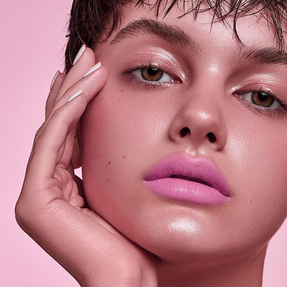 Pink Lipstick for Women Hydrate Glossy Lipstick Moisture Lip Gloss Sheer-Medium Coverage Long Lasting Lipsticks for Dry Lips, DM104 Smoky Pink