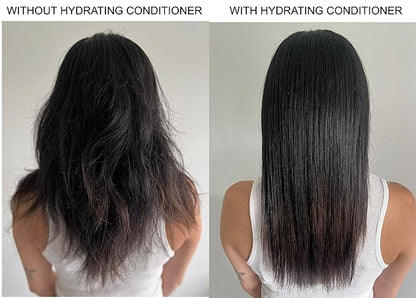 Alcôve - Hydrating Conditioner - Moisturizing & Nourishing - Helps hydrate Damaged Hair - Anti-frizz properties - Lightweight Formula - Made with Argan Oil - Color Safe - Sulfate Free - Vegan - 300ml