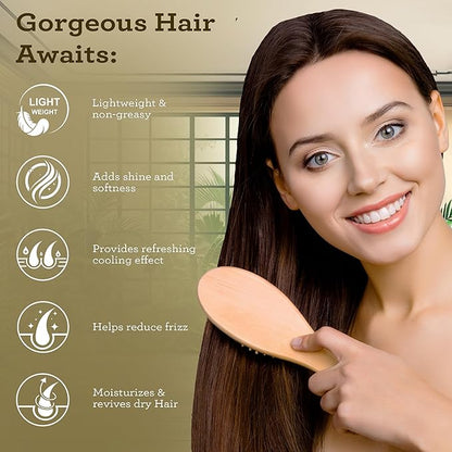 GuruNanda Rosemary Mint for Hair Growth with Keratin & Vitamin E Oil - Encourages Scalp, Shine & Hair Strengthening- 100% Natural, Cruelty-Free, 8oz