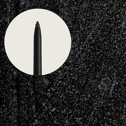 Sandstone Scandinavia Hypoallergenic Waterproof Eyeliner - Fragrance Free Metallic Eye liner - Vegan and Cruelty Free Eye Pencil - Eyeliner Pencil for Sensitive Eyes (Black)