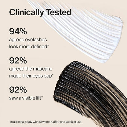 Honest Beauty 2-in-1 Extreme Length Clean Mascara + Lash Primer | Lengthening + Volumizing | Cruelty Free + Safe for Sensitive Eyes | Black, .27 fl oz