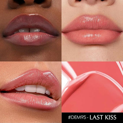 3Pc Dark Red Lipsticks Set for Women Hydrate Lipstick Glossy Moisture Lip Gloss Sheer-Medium Coverage Long Lasting Lipsticks for Dry Lips, DM68/95/98