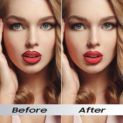 Lip Stain Peel Off - Lip Liner Long-wear & Waterproof Moisturizing Lip Stain with Matte Finish, Transfer-Proof, Non-Stick Cup Lip Tint Stay On All Day (Nude)