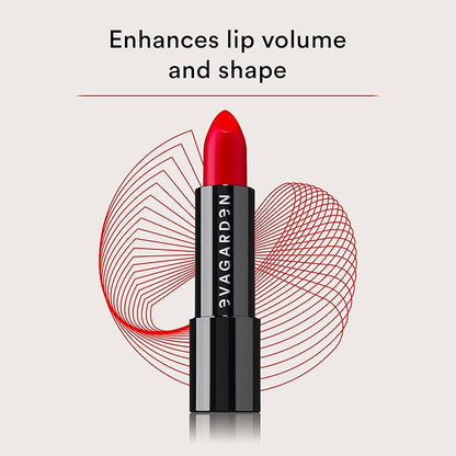 EVAGARDEN Classy Lipstick - Formulated with Natural Oils - Envelopes Your Skin with Satin Effect - Light, Pigmented Blend Gives Full Coverage and Chic Finish Instantly - 612 Flame Scarlet - 0.1 oz