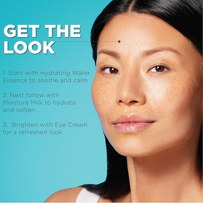 Curel Japanese Skin Care Moisture Facial Milk, Face moisturizer for Dry, Sensitive Skin, pH Balanced, Relieves Tightness and Calms, Fragrance & Alcohol Free Face Lotion, Facial Serum, 4 Fl Oz