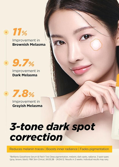 Bewants Deep Toning Glutathione Spot Patch – Micro Tip Patches for Skin Elasticity, Texture & Blemish Care, 9 Patches