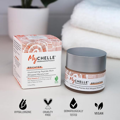 MYCHELLE Illuminating Peptide-Rich Whipped Moisturizer, 1.2 OZ
