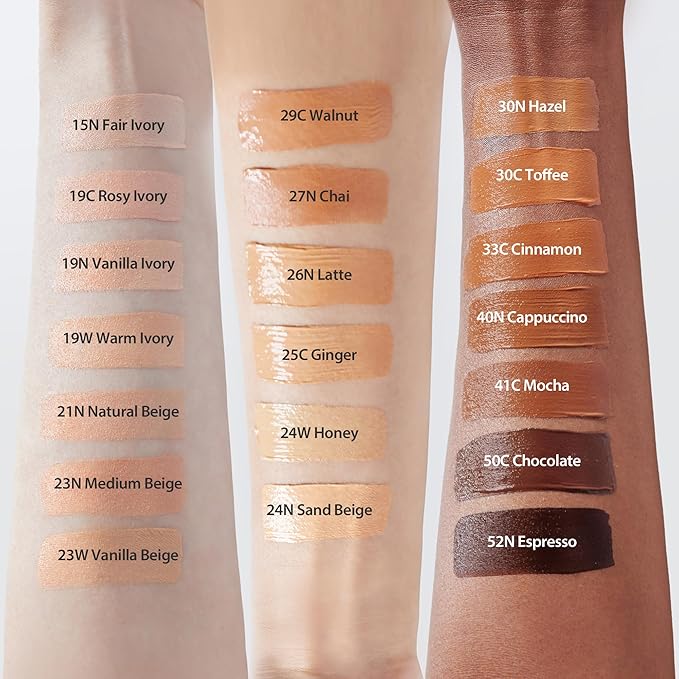 milktouch Cushion Foundation, 24H Flawless Skin, Radiant Shine, No Oxidation, Long-Lasting, Non-Creasing, 60% Hydrating Skincare Infused Korean Foundation, Valentines Gifts (23N Medium Beige)
