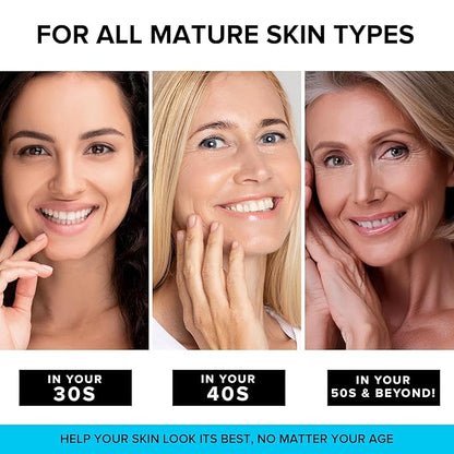SimplyVital Anti-Aging Collagen Retinol Cream for Face, Neck & Décolleté with Hyaluronic Acid - Made in USA, Daily Collagen, Retinol & Hyaluronic Acid Cream, 2-Pack