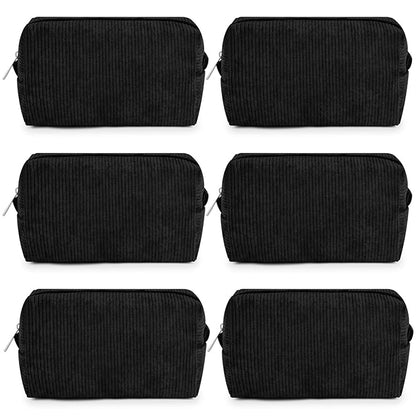 SOIDRAM Makeup Bag Preppy Cosmetic Bag Bulk Makeup Pouch Personalize Travel Toiletry Bag Organizer Cute DIY Makeup Brushes Storage Bag for Women