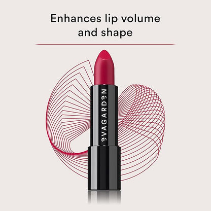 EVAGARDEN Classy Lipstick - Formulated with Natural Oils - Envelopes Your Skin with Satin Effect - Light, Pigmented Blend Gives Full Coverage and Chic Finish Instantly - 610 Garnet Rose - 0.1 oz