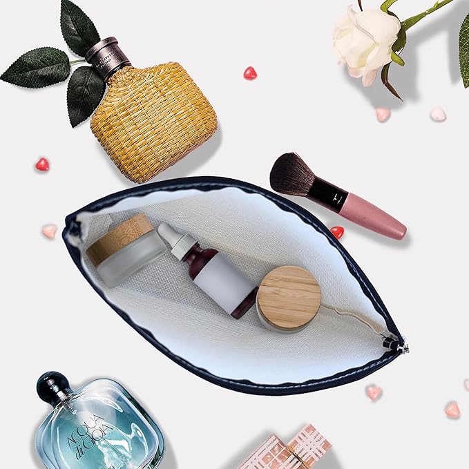 Makeup Bag Bohemian Rainbows Cosmetic Bag Mini Portable Travel Toiletry Bag Organizer Makeup Brushes Aesthetic Accessories Waterproof Storage Bag for Women