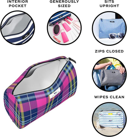 SCOUT Packin' Heat Toiletry Bag - Makeup, Toiletry & Cosmetic Bag, Fits Full Size Items, Inside Pocket, Water-Resistant, Zips Closed