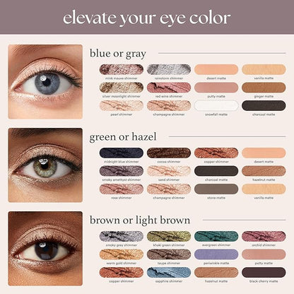 Julep Eyeshadow 101 Cream-to-Powder Waterproof Shadow Stick – Black Cherry Matte – Long-Lasting, Crease-Proof, Rich Toned Burgundy Matte Cream Eyeshadow with Built-in Smudger