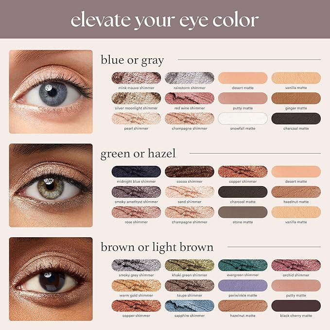 Julep Eyeshadow 101 Cream-to-Powder Waterproof Shadow Stick – Charcoal Matte – Long-Lasting, Crease-Proof, Dark Grey Matte Cream Eyeshadow with Built-in Smudger