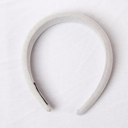 Headband and Scrunchie Set for Women 2Pack Hair Ties for Girls Elastics Bands Ponytail Holder Hair Accessories Beige