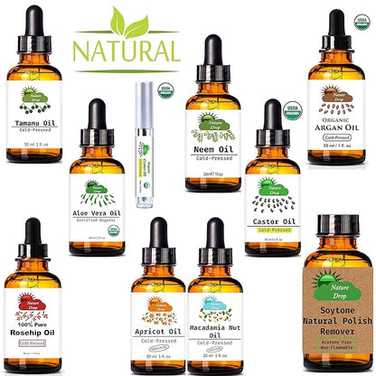 Organic Castor Oil,1 oz - 100% USDA Certified Pure Cold Pressed Hexane free - Best oil Growth For Eyelashes, Hair, Eyebrows, Face and Skin, Triple Filtered, Great for Acne