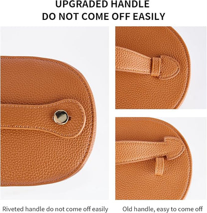 Makeup Bag, Toiletry Bag with Removable Zippered Inner Pocket, Portable Cosmetic Bag, Makeup Organizer for Woman.Travel Make up Case (Khaki)