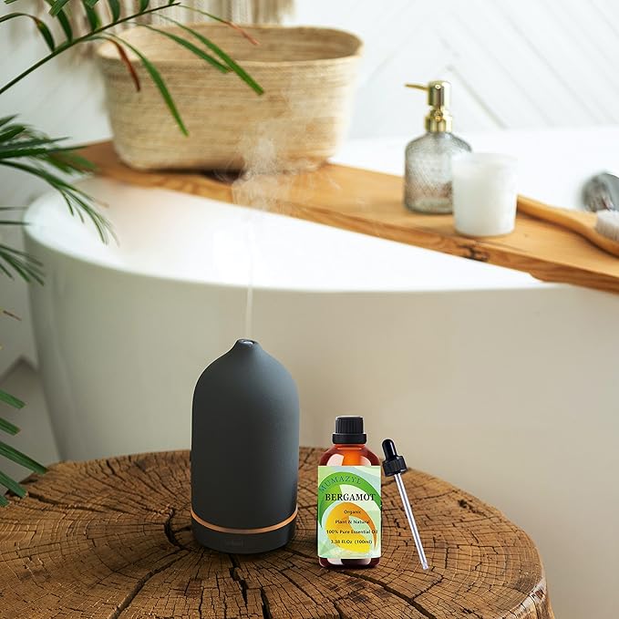 Eucalyptus Essential Oil Organic Plant Natural 100% Pure Eucalyptus Oil for Diffuser Cleaning Home Bedroom Perfumes Humidifier Soap Candles 100ml 1 Pack