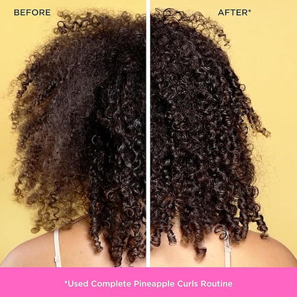 Pacifica Beauty Curl Cream for Curly Hair - Pineapple Swirl Curl Defining Cream - Hair Styling Product for Curly, Wavy, Coily & Curly Hair 1.4 FZ