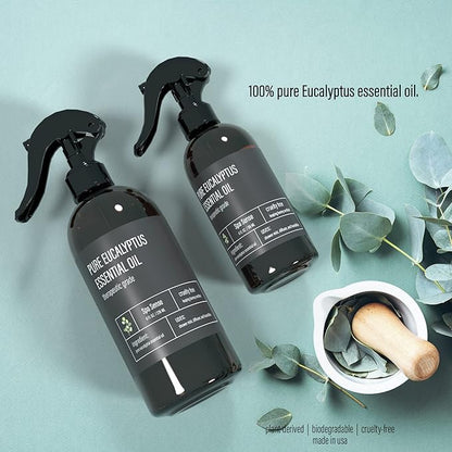 Pure Eucalyptus Oil Shower Mist and Steam Room Spray - Room Spray and Eucalyptus Spray for Shower - Premium Aromatherapy Eucalyptus Essential Oil Spray - 4 Ounce