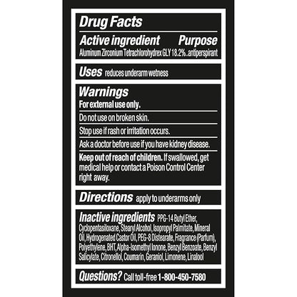 AXE Antiperspirant Stick for Men 12 Count Black 48 Hour Sweat and Odor Protection for Long Lasting Freshness, Frozen Pear & Cedarwood Men's Deodorant 2.7 oz