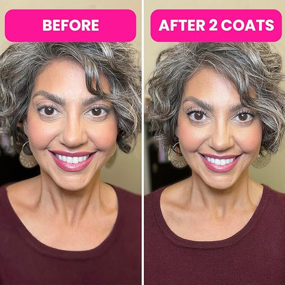 Prime Prometics PrimeLash Mascara for Older Women – Volumizing, Incredible Length in 2 Coats – Long-Stay, Zero Clumps, Hypoallergenic (Brown)
