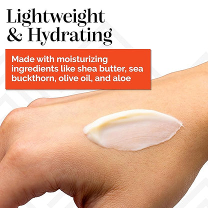 sibu Moisturizing Body Cream, Lotion Made From Premium Himlayan Sea Buckthorn (6oz, 3-pack) – Lightweight & Hydrating Moisturizer That Protects & Repairs Skin