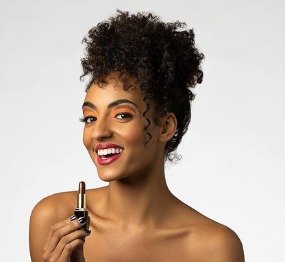 L’Paige LBR - BROWN Color-Changing Lipstick | Aloe Vera-Based, Long-Lasting, Moisturizing | Raspberry to Red Satin Finish