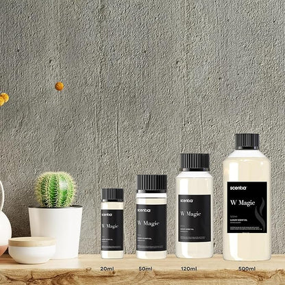 Scentia W Magic Hotel Diffuser Oil Inspired by 5-Star Hotel - 50 mL 1.69 fl oz - Fragrance Oil Blend Bergamot, Lemongrass & Jasmine for Aromatherapy Diffusers Humidifiers - Thanksgiving & Holiday Gift