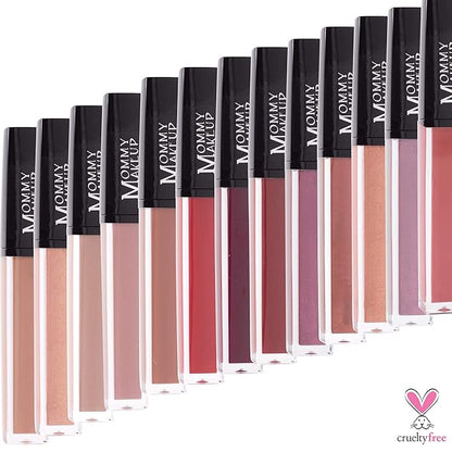 Mommy Makeup Stay Put Matte Lip Cream - Kiss-proof, Transfer-proof, Waterproof, Long Lasting Lipstick - Non-Drying Formula Infused with Vitamin E (Bridget)