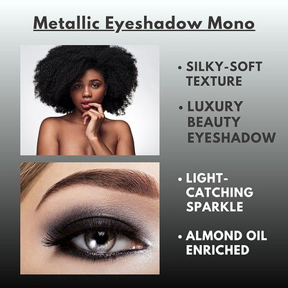 GA-DE Velveteen Metallic Eyeshadow Mono, 230 - Pearl Infused, Shimmer Eye Makeup - Silky-Soft, Densely Pigmented, Seamless Blend - 0.105 oz