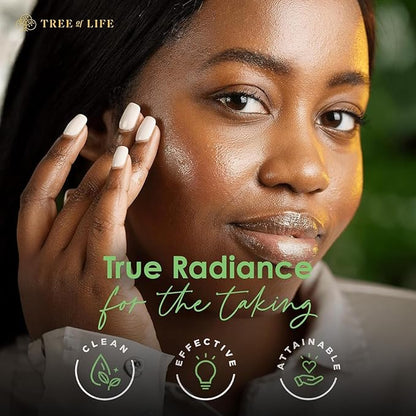 Tree of Life Beauty Niacinamide Vitamin B3 Serum, Hydrating Face Oil for Dark and Age Spots, Tightens Pores, Facial Serums for Sensitive Skin Care with Hyaluronic Acid and Vitamin E, 2 Fl Oz