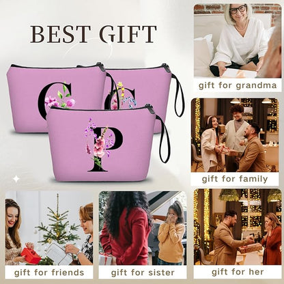 Birthday Inspirational Bridesmaid Proposal Team Small Gifts for Women Mom Aunt Teacher Sister Coworkers Makeup Cosmetic Bag Travel with Mirror Mothers Day Christmas Graduation P