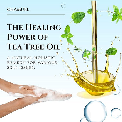 Chamuel Tea Tree Balm & Body Wash - The Best Product Combo to Soothe a Wide Variety of Skin Irritations