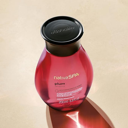Nativa SPA by O Boticario Plum Body Oil, Enriched with Purified Quinoa Drops to Boost Hydration, 6.8 Ounce